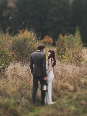 Свадебный образ для свадьбы в лесу