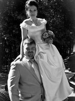 Свадебное кремовое платья в историческом стиле - ателье Grace Couture