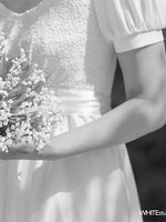 Элементы свадебного корсетного платья - обтяжка лифа кружевом - ателье Grace Couture