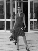 Элегантное красное платье для выпускного - ателье Grace Couture