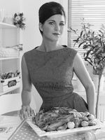 Образ в стиле 50-х годов: топ и юбка из жаккарда - ателье Grace Couture