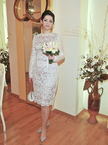 Элегантное кружевное свадебное платье - ателье Grace Couture