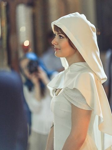 Платье и накидка на крестины для Марии Кожевниковой - ателье Grace Couture