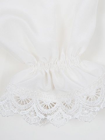 Элементы блузы со сборкой и отделкой кружевом - ателье Grace Couture
